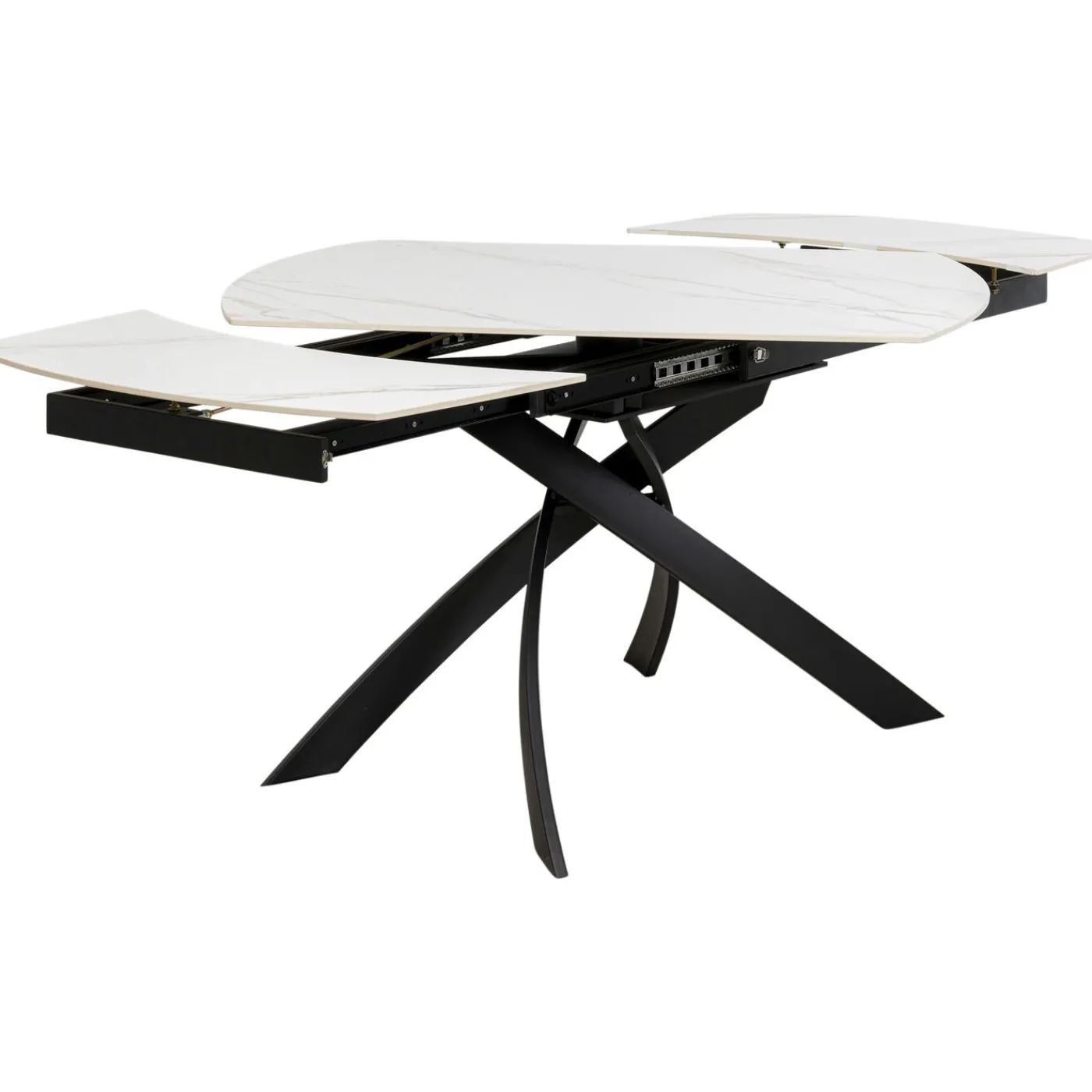 KARE Design Table A Rallonges Twist Onyx 120(30+30)X90Cm