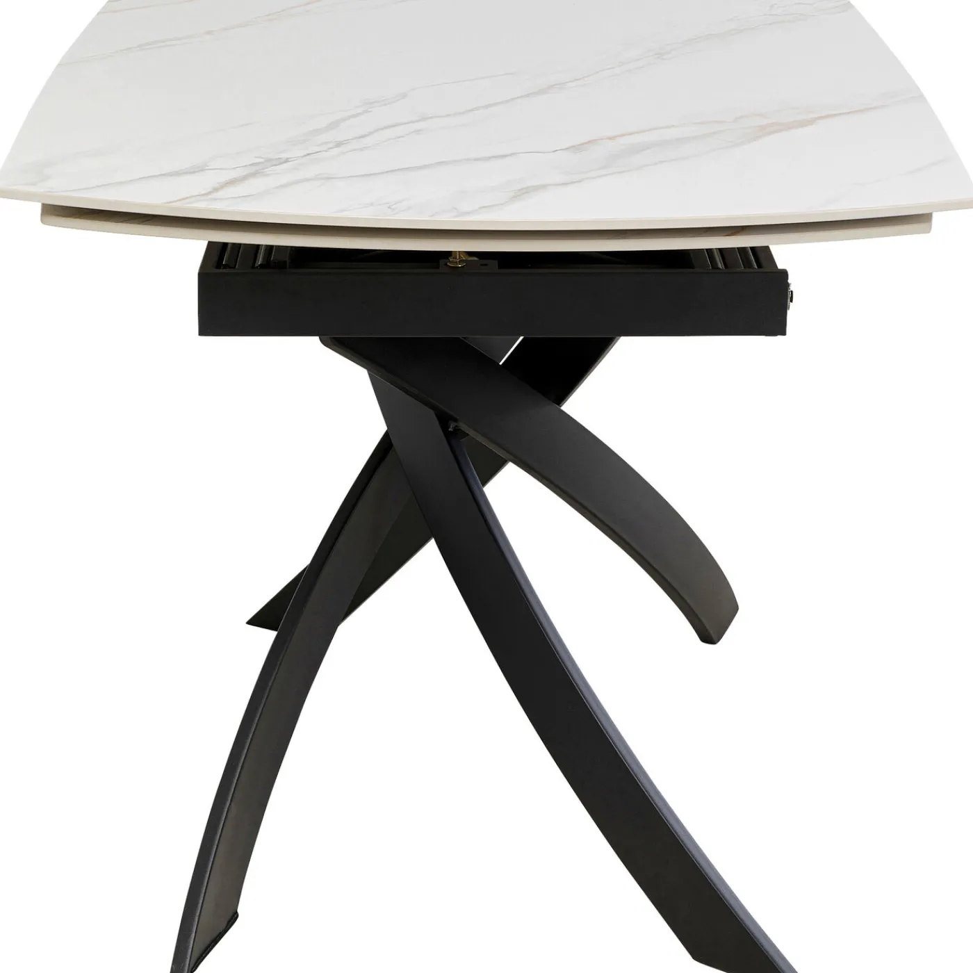 KARE Design Table A Rallonges Twist Onyx 120(30+30)X90Cm