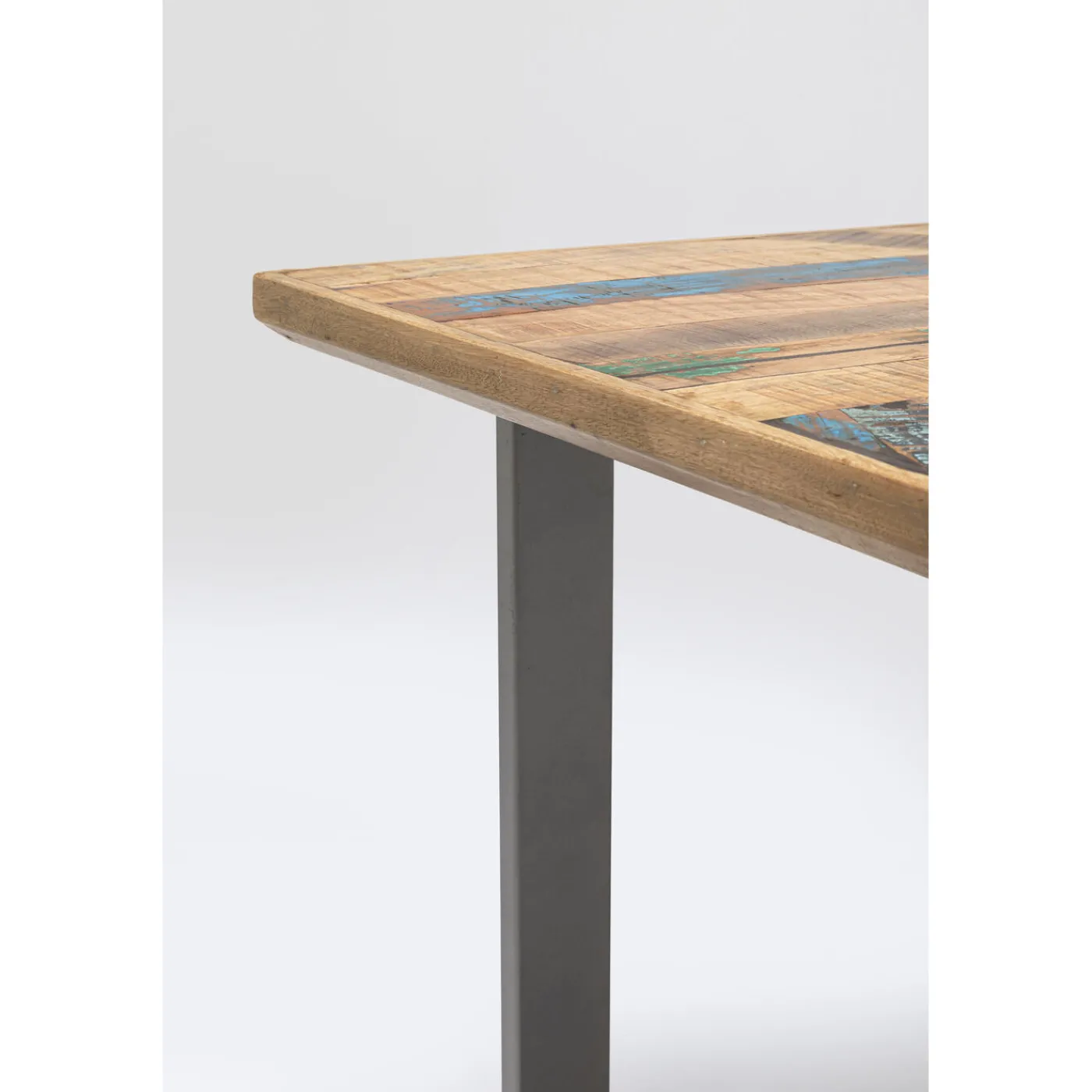 KARE Design Table Abstract Acier Brut 180X90