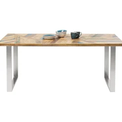 KARE Design Table Abstract Chrome 180X90