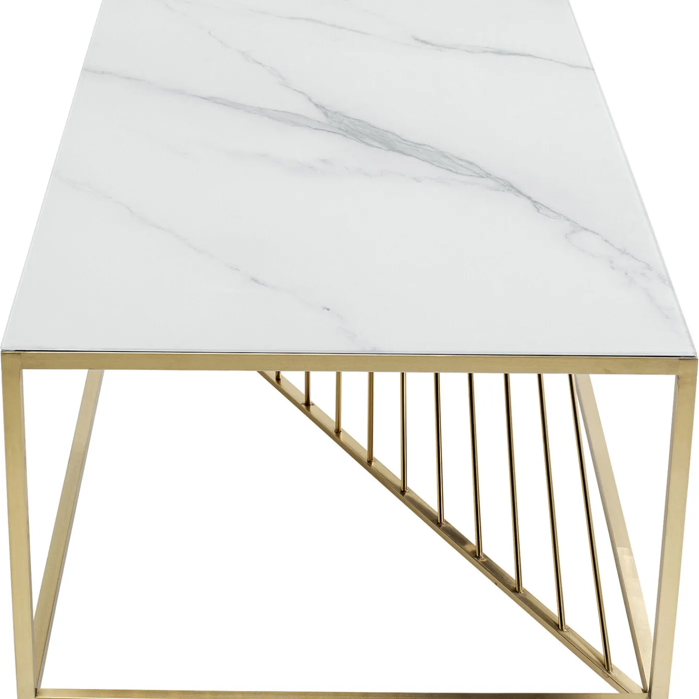 KARE Design Table Basse Art Marble Verre 140X70Cm