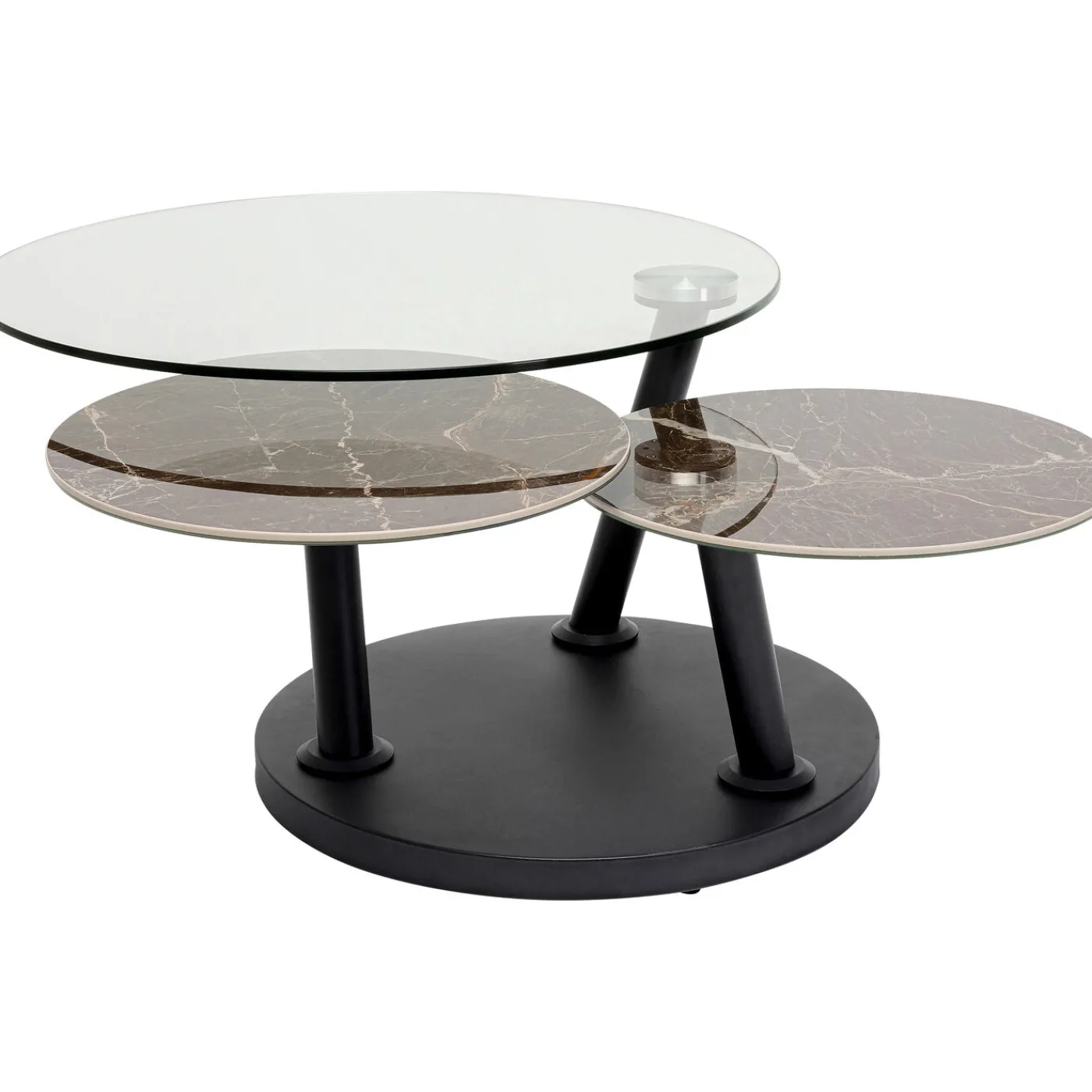KARE Design Table Basse Avignon 80 (+124)X80Cm