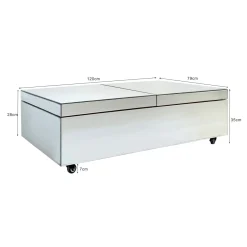 KARE Design Table Basse Bar Luxury 120X75Cm