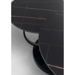 KARE Design Table Basse Beverly Noir 133X80Cm