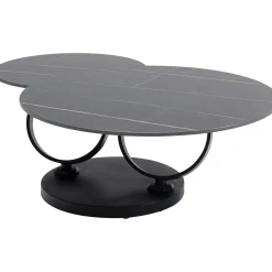 KARE Design Table Basse Beverly Noir 133X80Cm