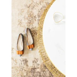 KARE Design Table Basse Cesta Marble Dore O100Cm