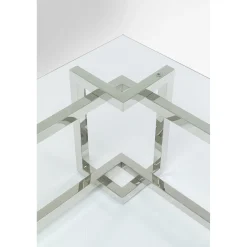 KARE Design Table Basse Clara Argente 120X120Cm