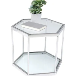 KARE Design Table Basse Comb Argente 45