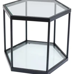 KARE Design Table Basse Comb Black 45Cm