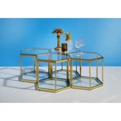 KARE Design Table Basse Comb Dore 45