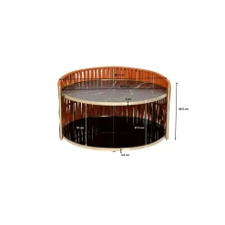 KARE Design Table Basse Coppe O86Cm