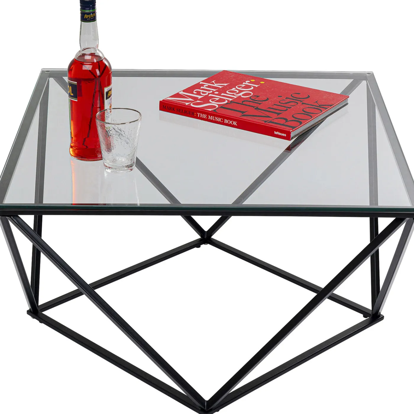 KARE Design Table Basse Cristallo 80X80Cm