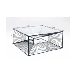 KARE Design Table Basse Dimension 80X80