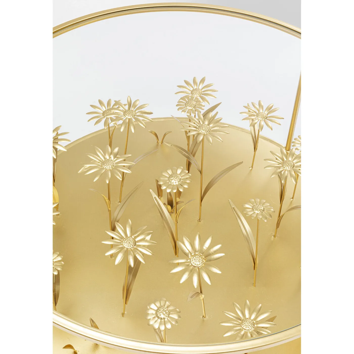 KARE Design Table Basse Flower Meadow Dore O80