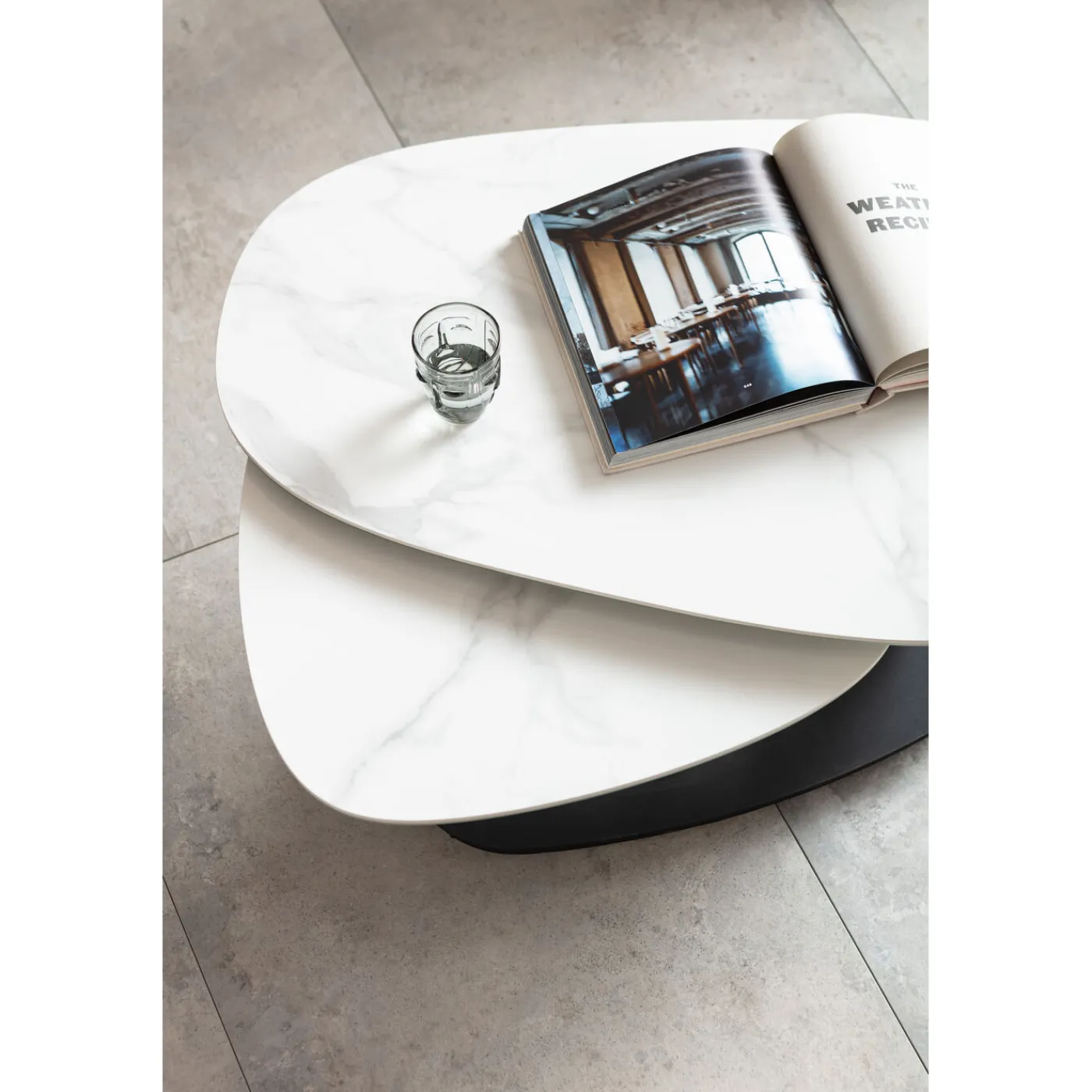 KARE Design Table Basse Franklin Blanc 150X58Cm