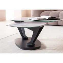 KARE Design Table Basse Franklin Blanc 150X58Cm