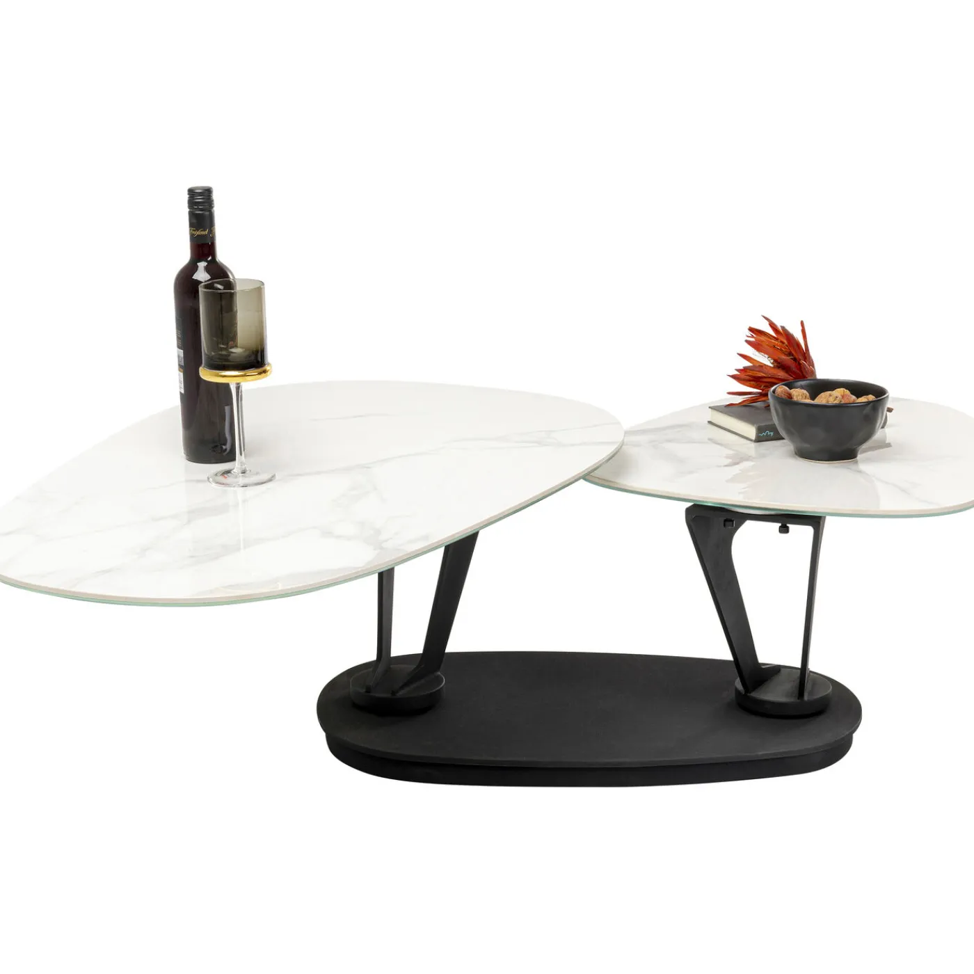 KARE Design Table Basse Franklin Blanc 150X58Cm