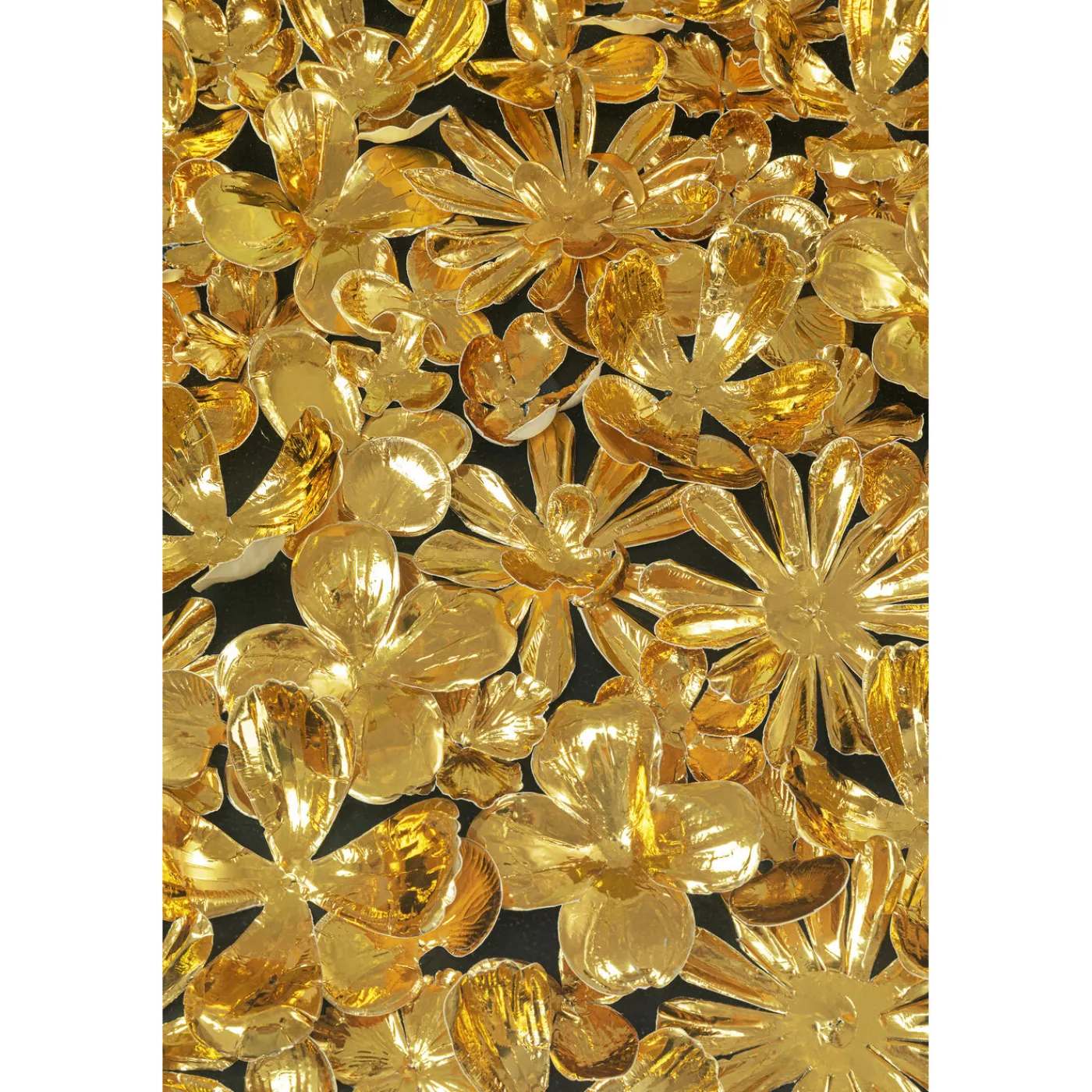 KARE Design Table Basse Gold Flowers 120X60