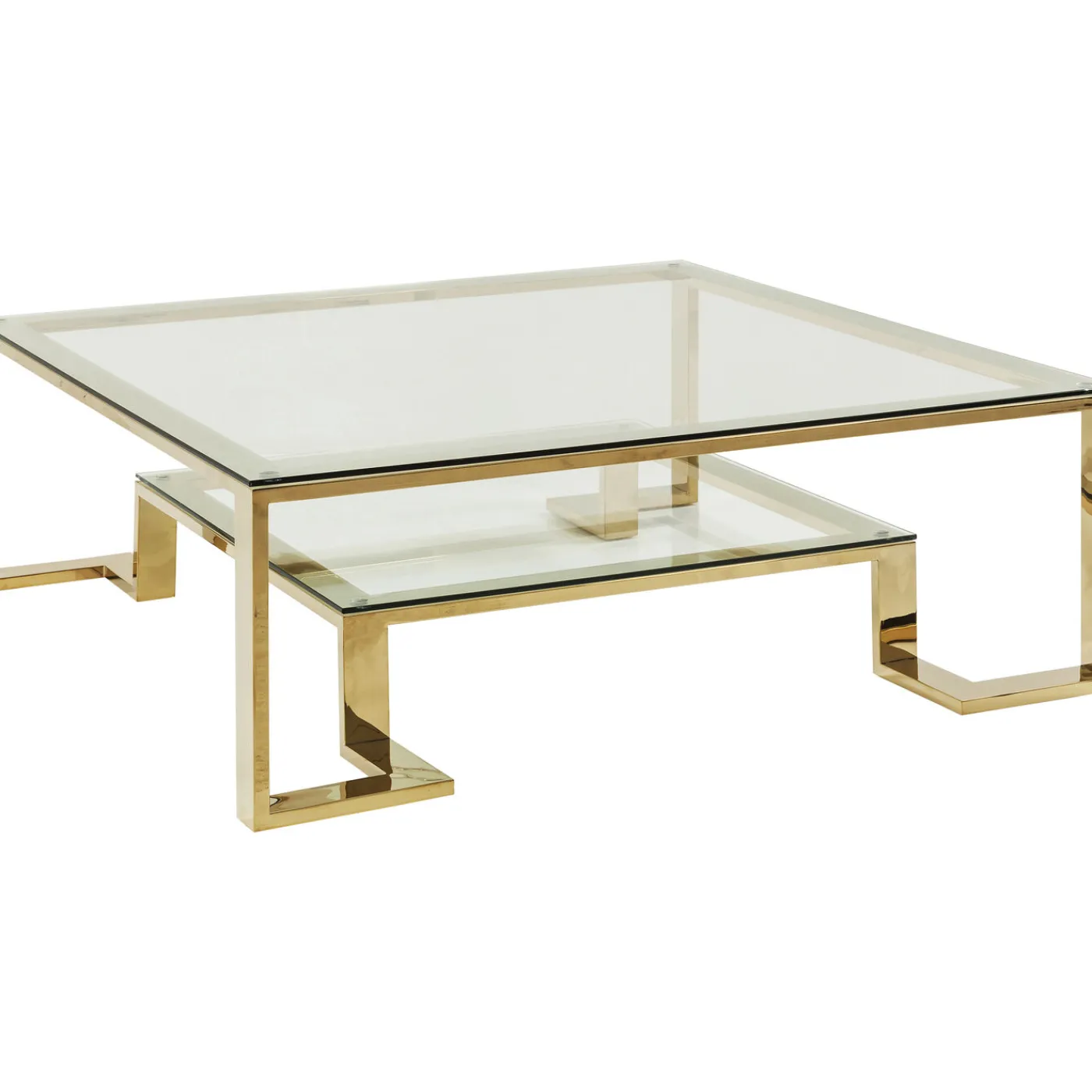 KARE Design Table Basse Gold Rush 120X120