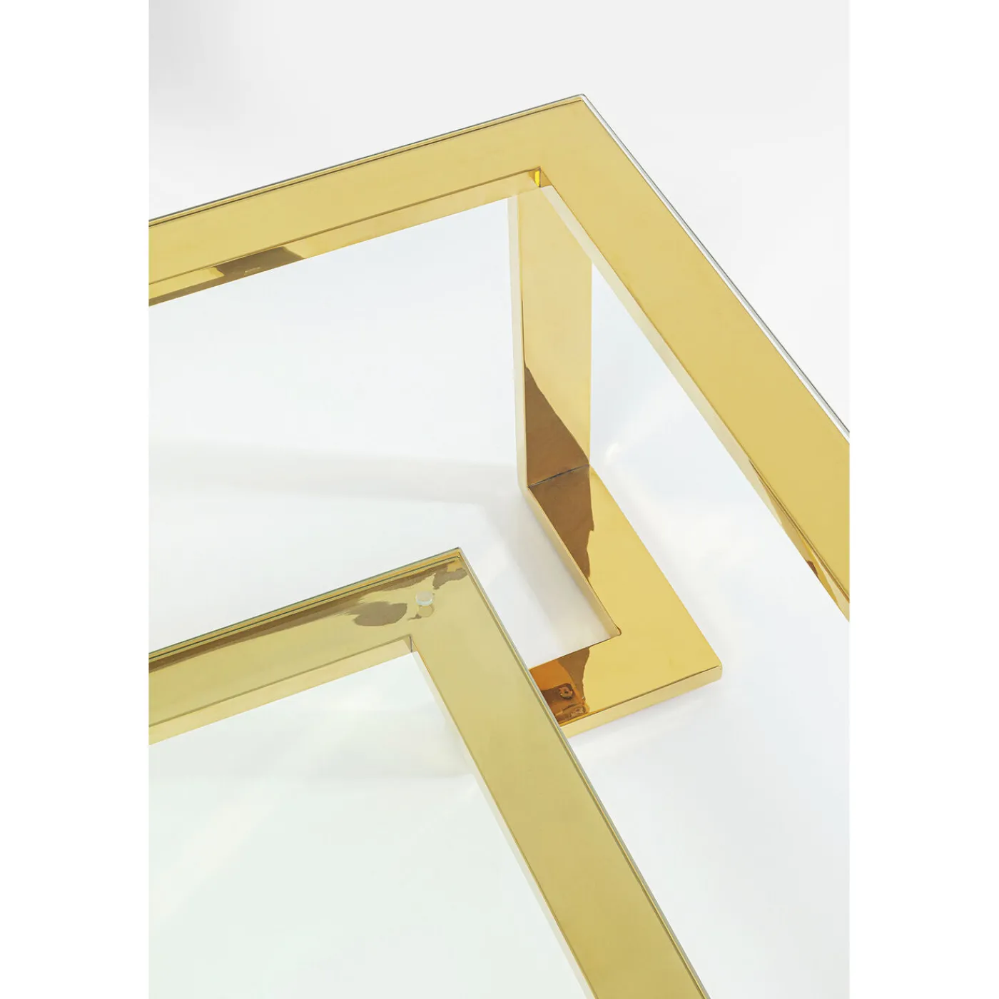 KARE Design Table Basse Gold Rush 120X120