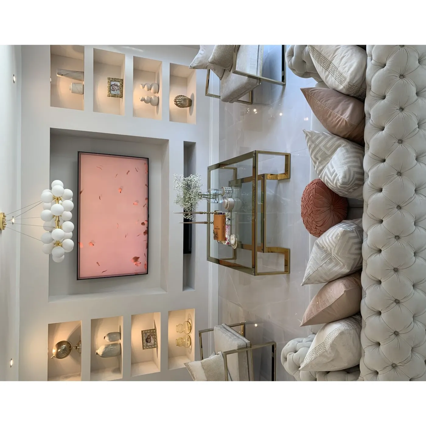 KARE Design Table Basse Gold Rush 120X120