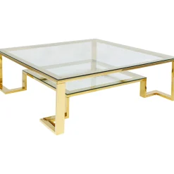 KARE Design Table Basse Gold Rush 120X120