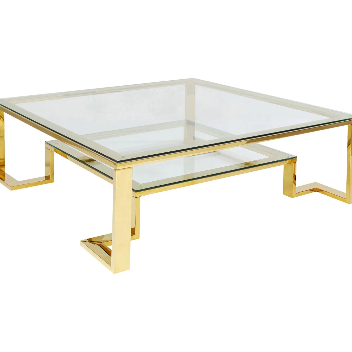 KARE Design Table Basse Gold Rush 120X120