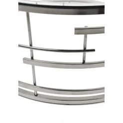 KARE Design Table Basse Jupiter Argente O100Cm