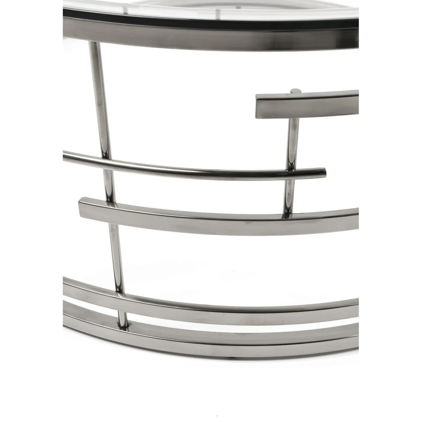 KARE Design Table Basse Jupiter Argente O100Cm