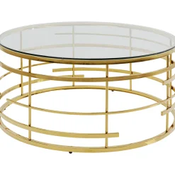 KARE Design Table Basse Jupiter Dore O100Cm