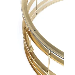 KARE Design Table Basse Jupiter Dore O100Cm