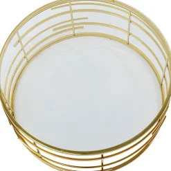 KARE Design Table Basse Jupiter Dore O100Cm