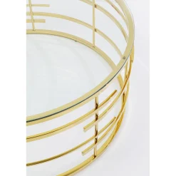 KARE Design Table Basse Jupiter Dore O100Cm