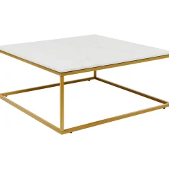 KARE Design Table Basse Key West Dore 90X90Cm