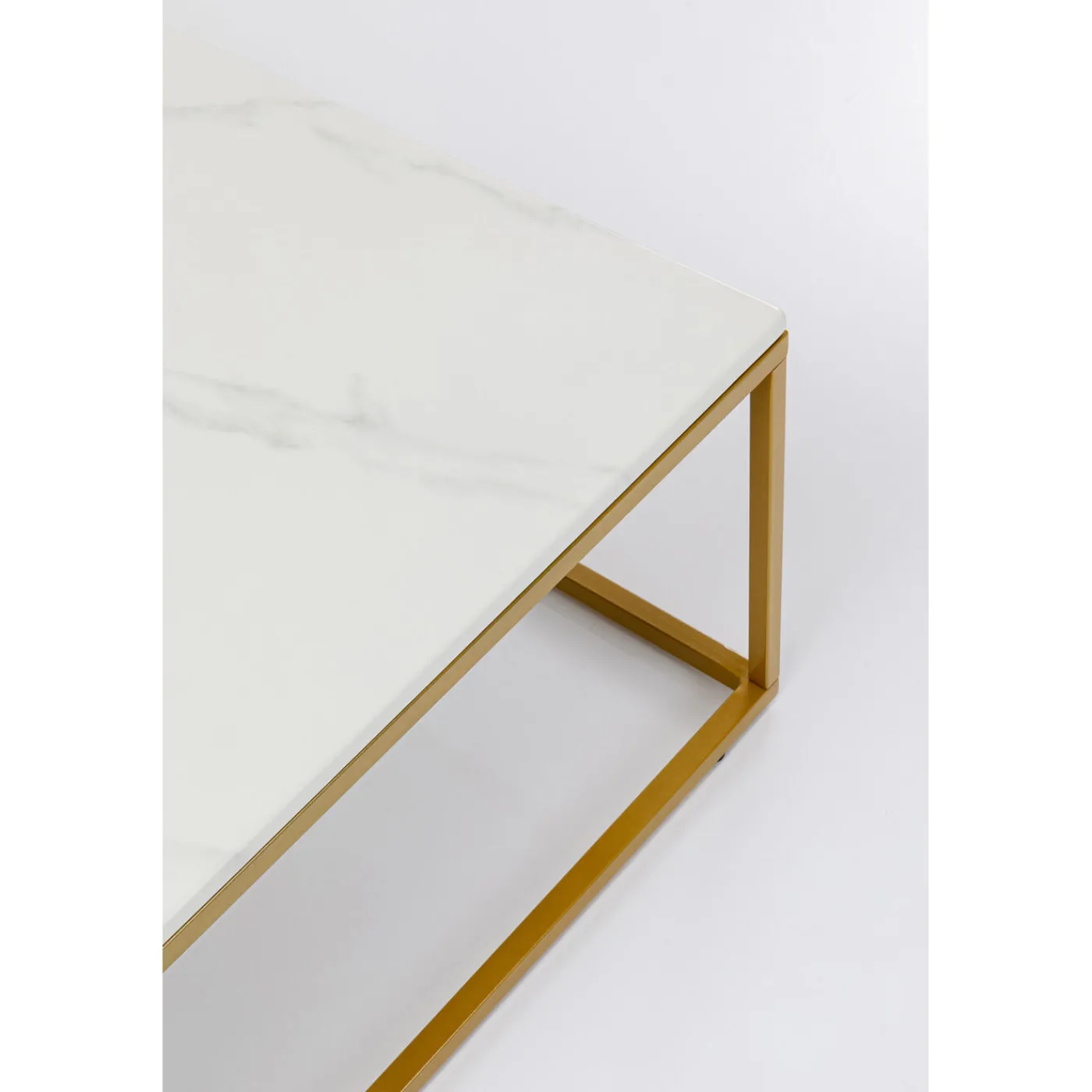 KARE Design Table Basse Key West Dore 90X90Cm