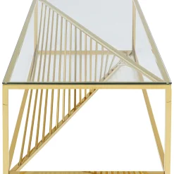 KARE Design Table Basse Laser Dore 120X60Cm