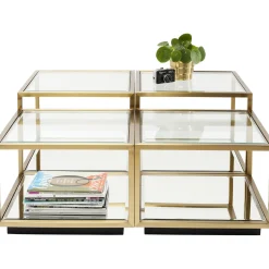 KARE Design Table Basse Luigi Dore (Jeu De 4)