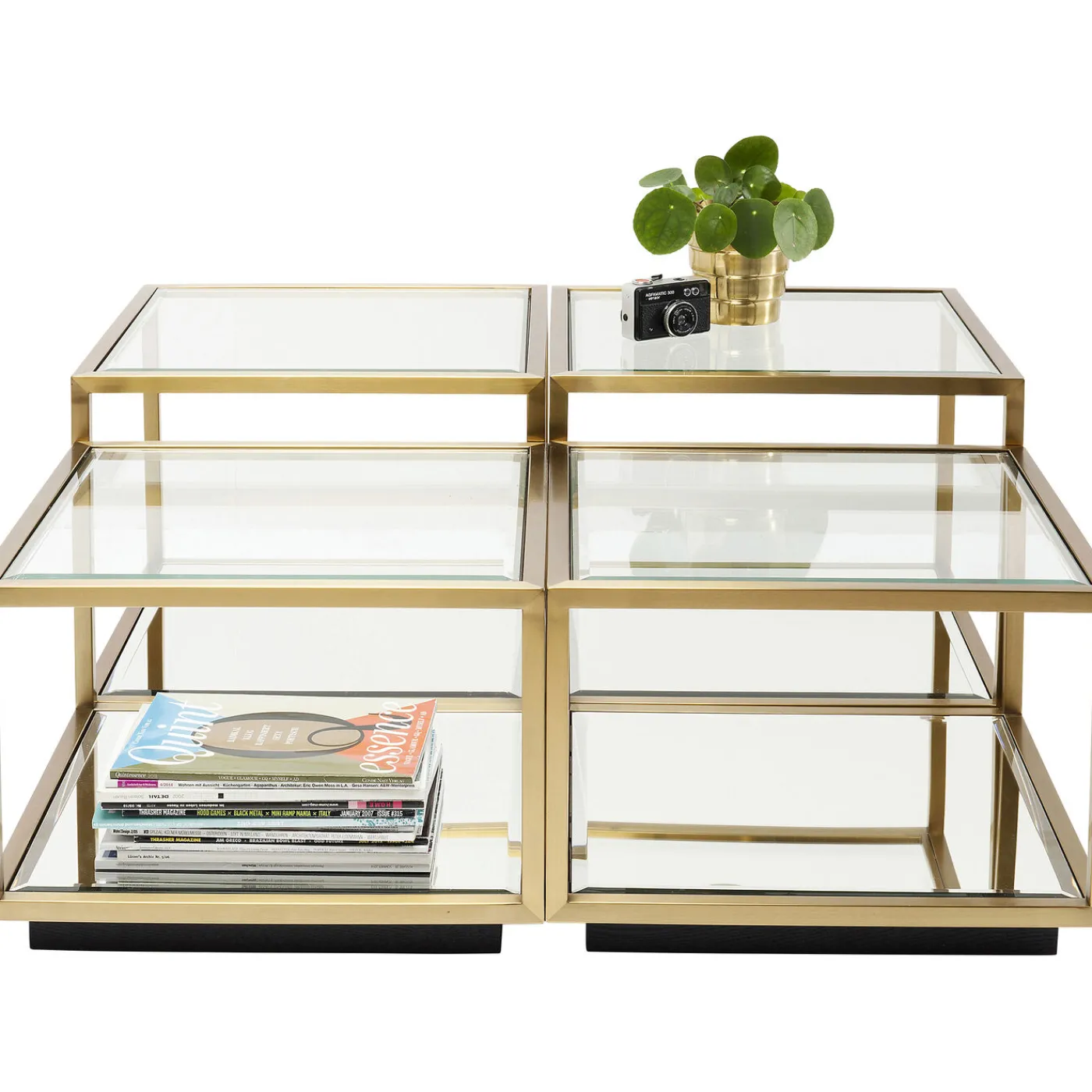 KARE Design Table Basse Luigi Dore (Jeu De 4)