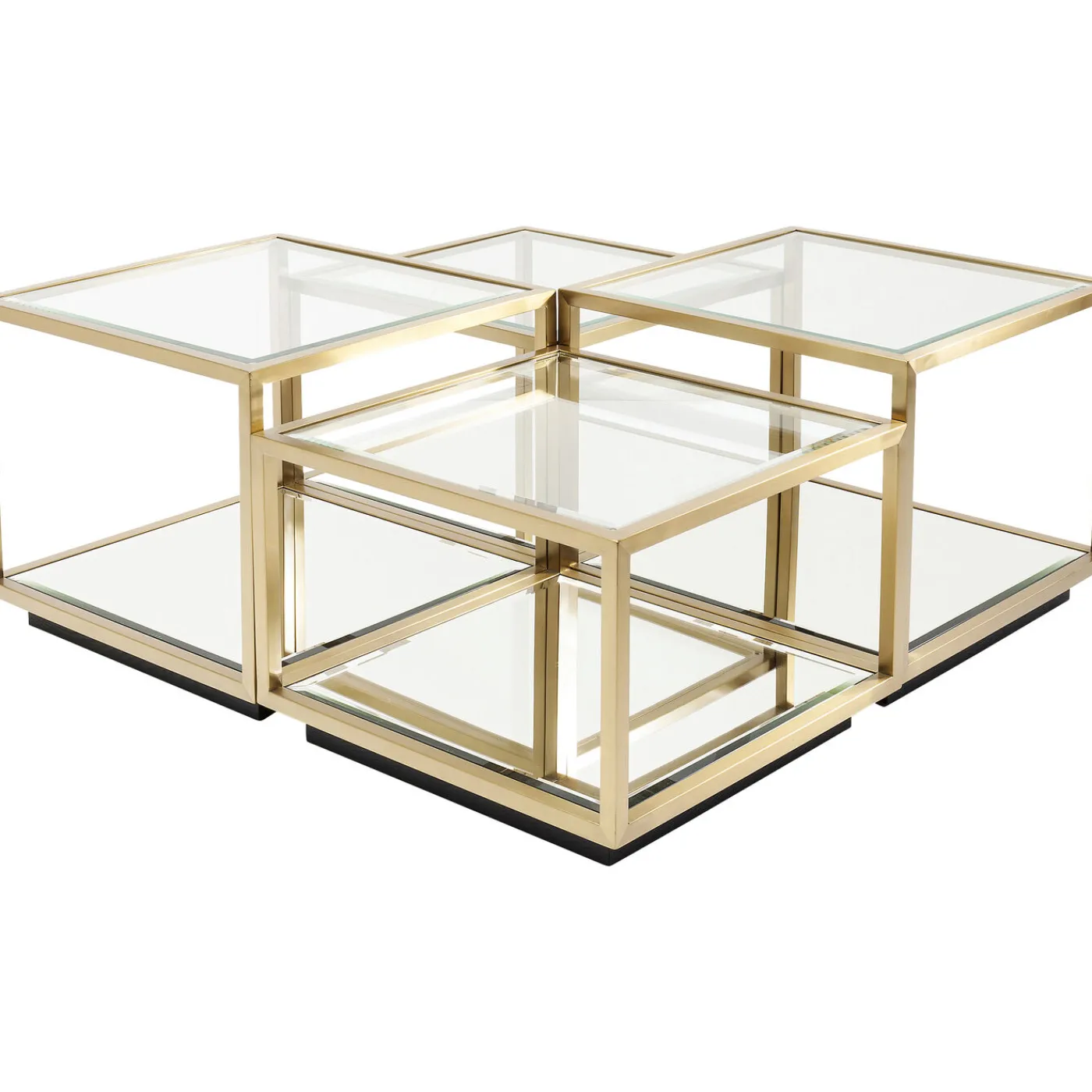 KARE Design Table Basse Luigi Dore (Jeu De 4)