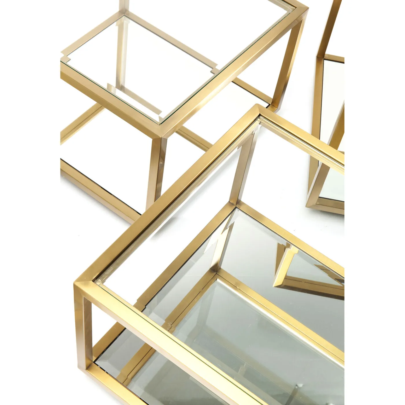 KARE Design Table Basse Luigi Dore (Jeu De 4)