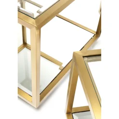 KARE Design Table Basse Luigi Dore (Jeu De 4)