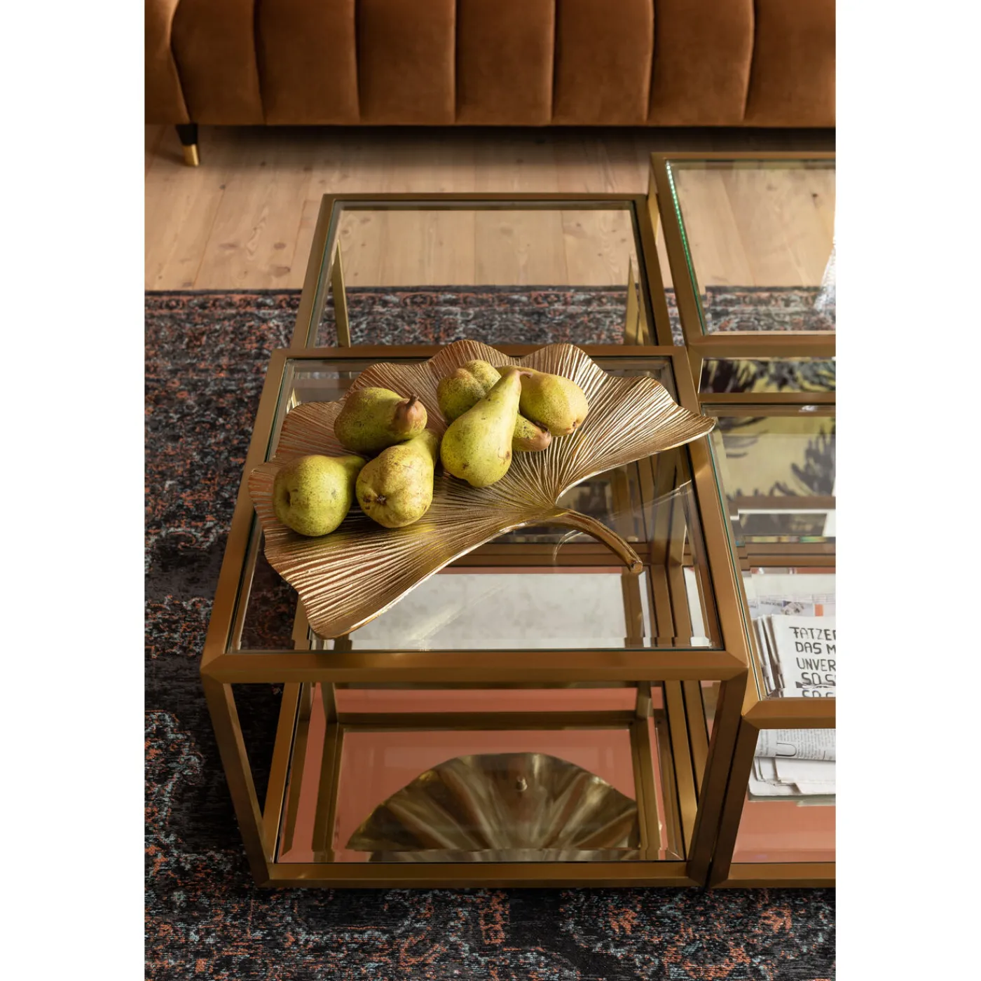 KARE Design Table Basse Luigi Dore (Jeu De 4)