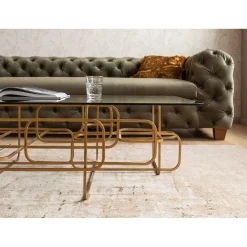 KARE Design Table Basse Meander Dore 140X80