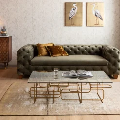 KARE Design Table Basse Meander Dore 140X80