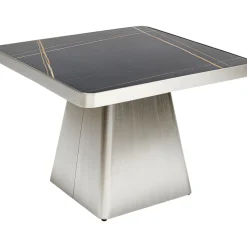 KARE Design Table Basse Miler Argente 80X80Cm