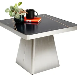 KARE Design Table Basse Miler Argente 80X80Cm