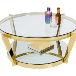 KARE Design Table Basse Monocolo Dore O90Cm
