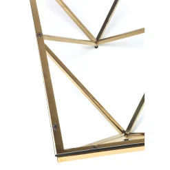 KARE Design Table Basse Network Doree 105X105Cm