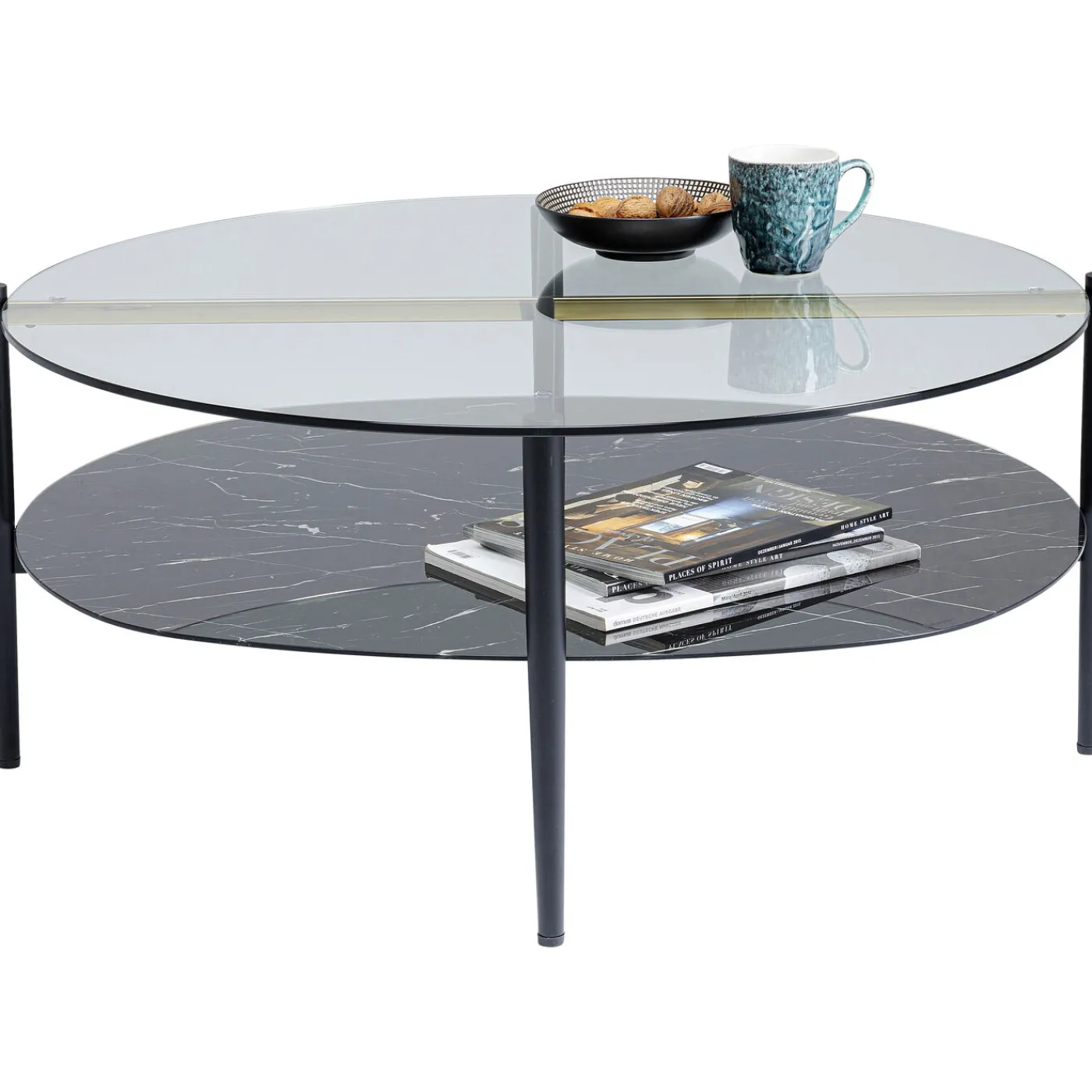KARE Design Table Basse Noblesse Ovale 97X91