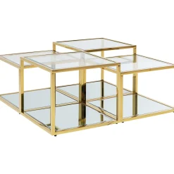 KARE Design Table Basse Orion Dore (4/Set)